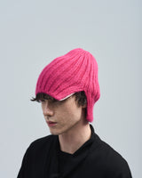 BED j.w. FORD "AE – Pink" Knit Cap｜ベッドフォード "エーイー – ピンク" ニットキャップ メンズモデル着用