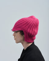 BED j.w. FORD "AE – Pink" Knit Cap｜ベッドフォード "エーイー – ピンク" ニットキャップ メンズモデル着用
