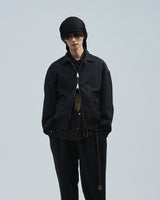 BED j.w. FORD "everyday – Black" Nylon Blouson｜ベッドフォード "エブリデイ – ブラック" ナイロンブルゾン メンズモデル着用