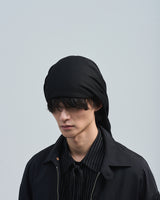 BED j.w. FORD "Kuro – Black" Du-rag Cap｜ベッドフォード "クロ – ブラック" ドューラグキャップ メンズモデル着用