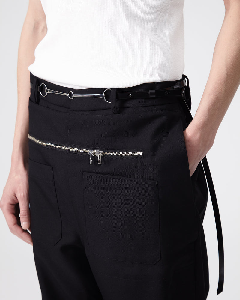 Huge Bit Buckle Belt – Black