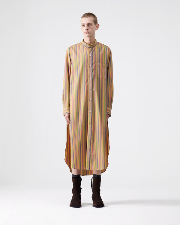 Stripe Long Shirt – Camel