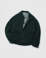 BED j.w. FORD "Cowichan – Green" Cowichan Knit Sweater｜ベッドフォード "カウチン – グリーン" カウチンセーター
