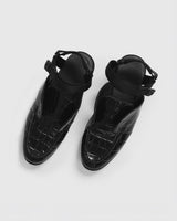 BED j.w. FORD × SUICOKE "Trompe-l'oeil – Black" Leather Shoes Sandal｜ベッドフォード × スイコック "トロンプ・ルイユ – ブラック" レザーサンダルシューズ
