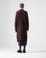Line Fur Long Pullover – Brown