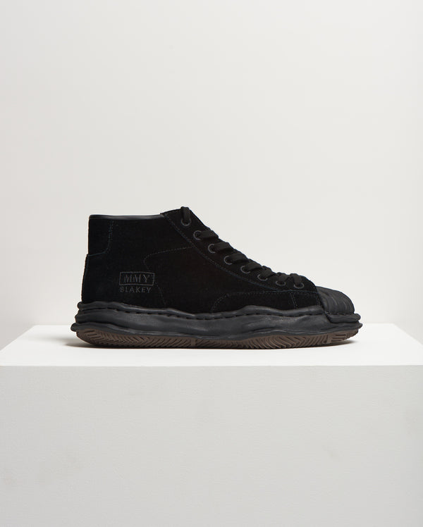 "BLAKEY" OG Sole Suede High-top Sneaker – Black