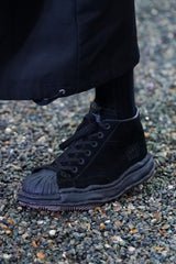 "BLAKEY" OG Sole Suede High-top Sneaker – Black