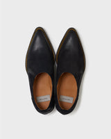 Suede Western Shoes – Black