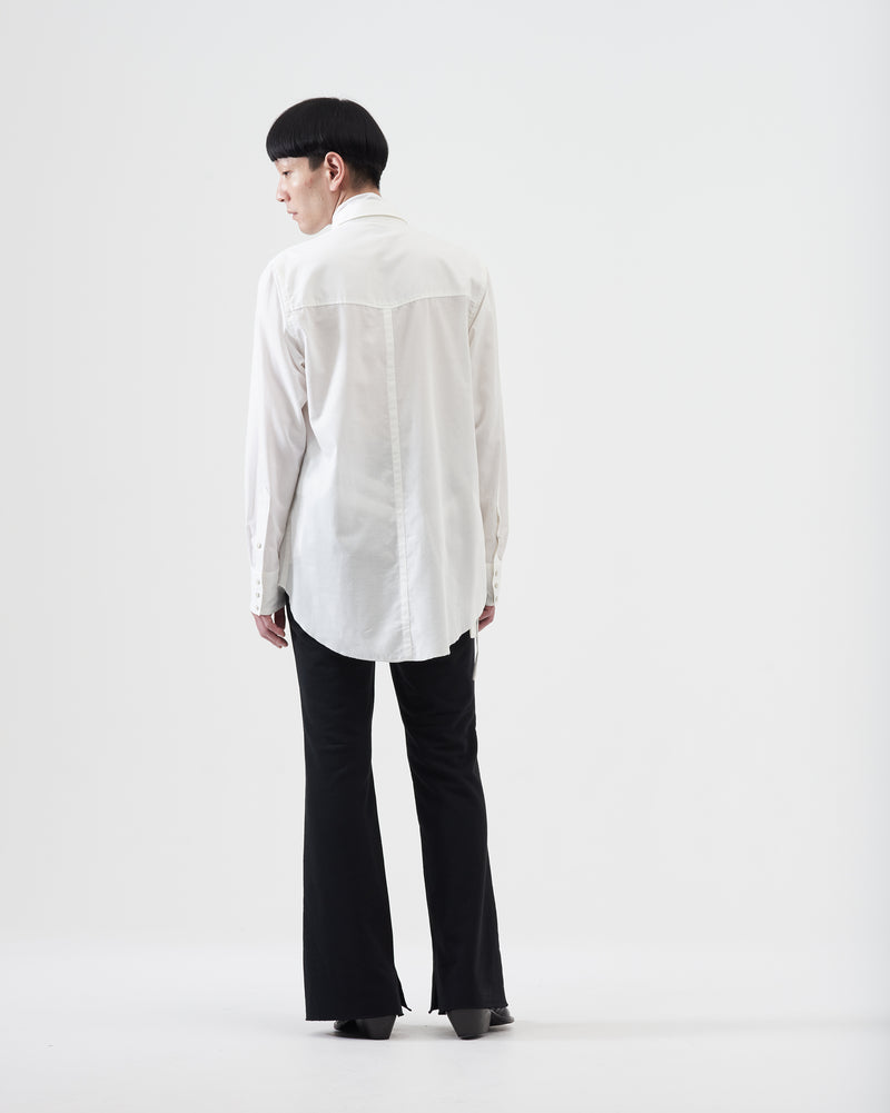 Layered Western Shirts – White