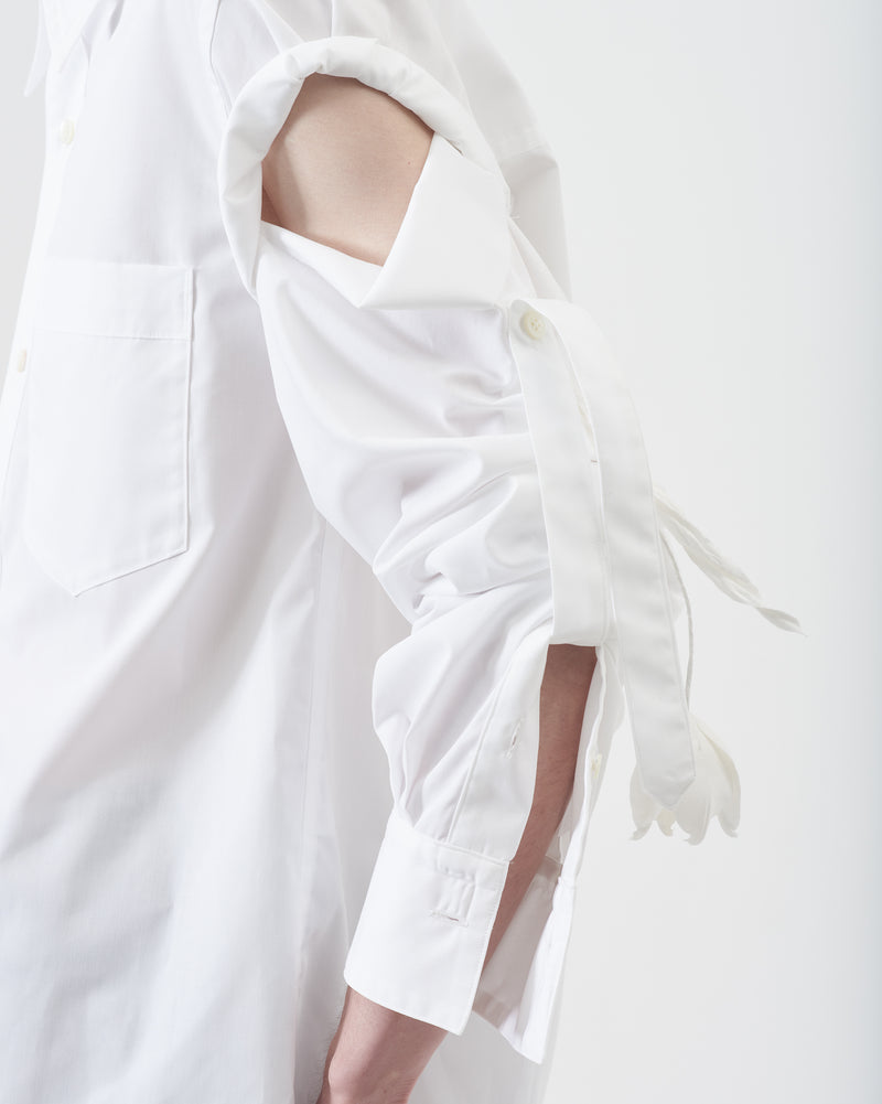 Double-Sleeve Shirts – White